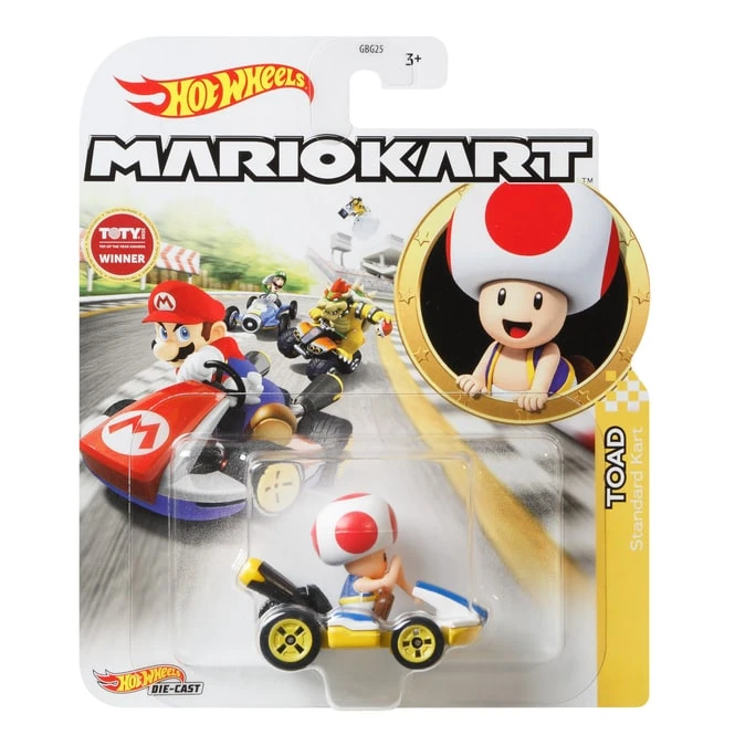 MATTEL Hot Wheels - Fahrzeug Sortiment - Mario Kart - 1 Stück 1 MATTEL Hot Wheels - Fahrzeug Sortiment - Mario Kart - 1 Stück