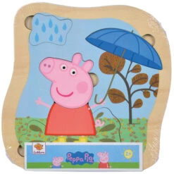 Eichhorn Peppa Wutz - Konturenpuzzle - 1 Stück -Spielzeug-Discounter 220539 4003046004373 simba eichhorn peppawutz puzzle holz 06