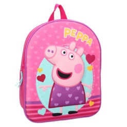 Peppa Wutz - 3D-Kinderrucksack - Pink -Spielzeug-Discounter 227715 8712645279544 vadobag pep 3drucksack peppapig 02