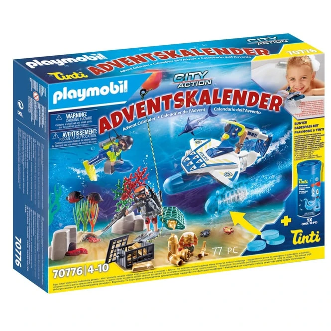 Playmobil® Adventskalender 70776 - Badespaß Polizeitaucheinsatz 2 Playmobil® Adventskalender 70776 - Badespaß Polizeitaucheinsatz – Bild 2