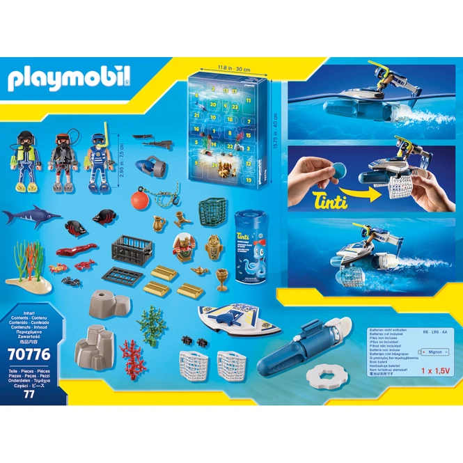 Playmobil® Adventskalender 70776 - Badespaß Polizeitaucheinsatz 1 Playmobil® Adventskalender 70776 - Badespaß Polizeitaucheinsatz
