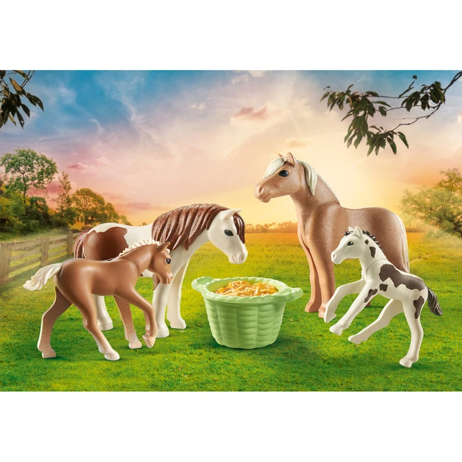Playmobil® 71000 - 2 Island Ponys Mit Fohlen - Playmobil® Country 2 Playmobil® 71000 - 2 Island Ponys Mit Fohlen - Playmobil® Country – Bild 2