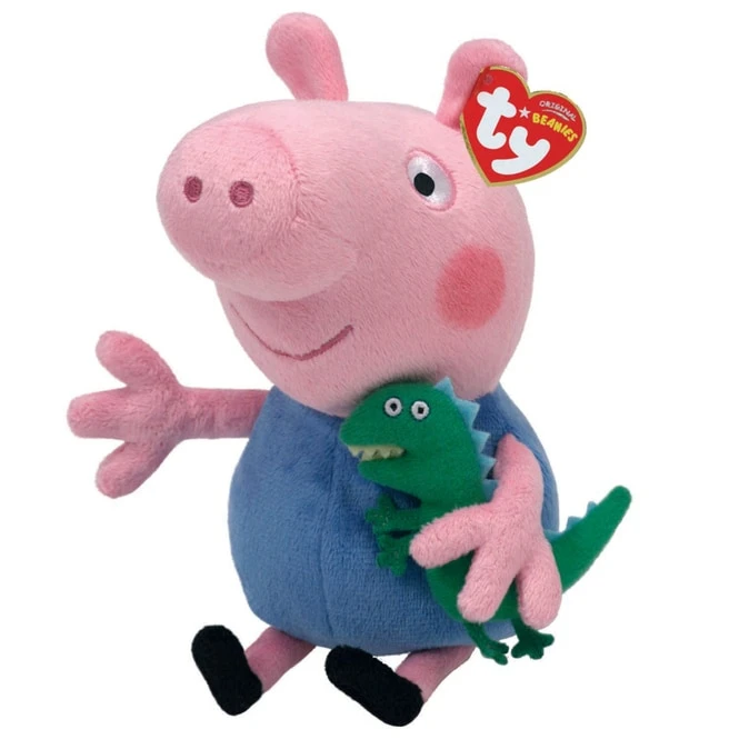 Peppa Wutz - TY Beanie Babies - George - Ca. 15 Cm 1 Peppa Wutz - TY Beanie Babies - George - Ca. 15 Cm