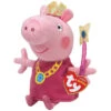 Peppa Wutz - TY Beanie Babies - Peppa Prinzessin - Ca. 15 Cm