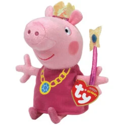 Peppa Wutz - TY Beanie Babies - Peppa Prinzessin - Ca. 15 Cm