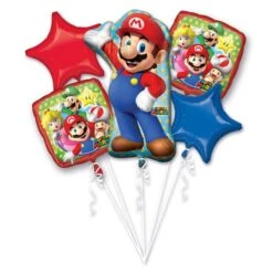 AMSCAN Super Mario - Folienballon-Set - 5-teilig