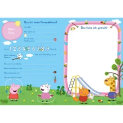 Panini Peppa Wutz - Meine Ersten Freunde -Spielzeug-Discounter 243579 9783833241741 panini peppa wutz freundebuch 01