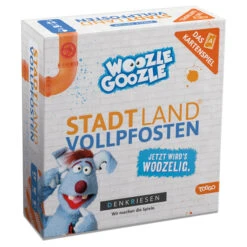 Woozle Goozle - Stadt, Land, Vollpfosten - Das Kartenspiel -Spielzeug-Discounter 244458 4260528091782 denkriesen stadt land vollpfosten kartenspiel woozle goozl edition 01