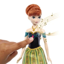 MATTEL Die Eiskönigin - Singende Anna Puppe -Spielzeug-Discounter 247141 194735126545 Mattel Disney Die Eiskoenigin Singende Anna Puppe 04