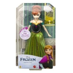 MATTEL Die Eiskönigin - Singende Anna Puppe -Spielzeug-Discounter 247141 194735126545 Mattel Disney Die Eiskoenigin Singende Anna Puppe 06